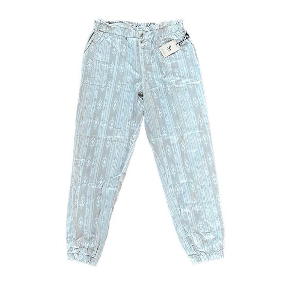 NEW Sincerely Jules Super High Rise Linen Jogger - Picture 1 of 8